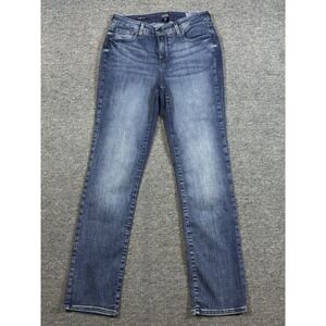 NYDJ Sheri Slim Jeans Women's 4 Blue Denim Jeans Lift Tuck Technology Stretch‎